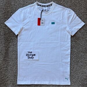 PUMA TMC HUSTLE WAY SHORT SLEEVE TEE SHIRT MENS SIZE SMALL NIPSEY HUSSLE BLUE